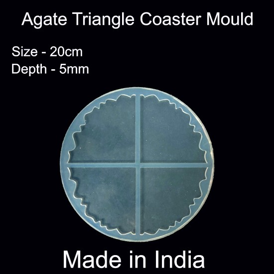 Agate Triangle Coaster Mould